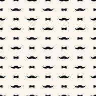 Mustache seamless pattern N5