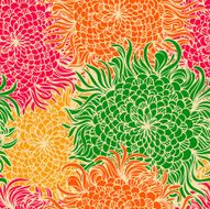 abstract floral pattern N27