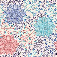 Vector seamless floral pattern N226