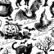 Halloween seamless pattern N25