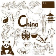 Collection of Chinese icons N2