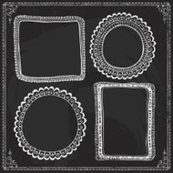Chalkboard Style Vintage Design Element N9