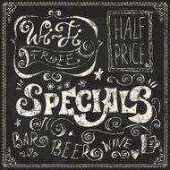 Chalk lettering Bar menu