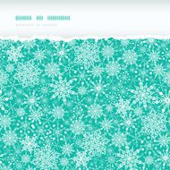 Snowflake Texture Horizontal Torn Seamless Pattern Background