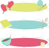 Sketchy Baking Banners