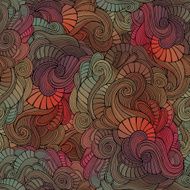 Vector seamless abstract nature pattern N24