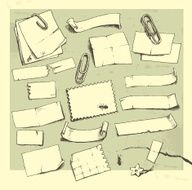 Pieces of paper