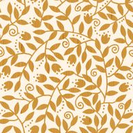 Wooden Branches Seamless Pattern Background