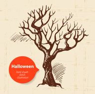 Halloween hand drawn illustration N8