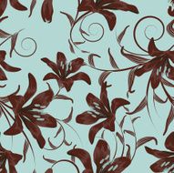 Seamless Floral Pattern N354