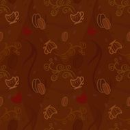 Seamless pattern I love coffee N2