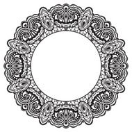 Abstract ornate frame Element for design