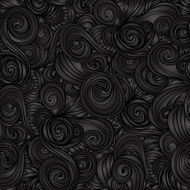 Seamless dark wave hand-drawn pattern N4