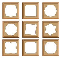 style of wood carved frames
