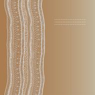 Abstract lace ribbon pattern N2