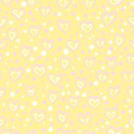 Love background pattern with hearts
