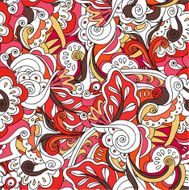 Seamless Floral Pattern N356