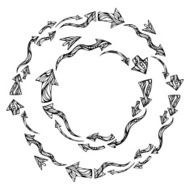 Arrows and circles