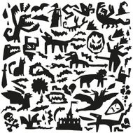 evil monsters - doodles N2