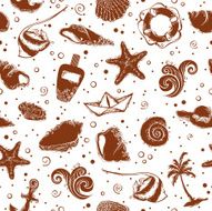 Seamless summer pattern N6