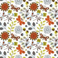 Seamless Floral Pattern N359