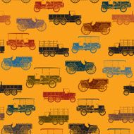 Vintage car pattern