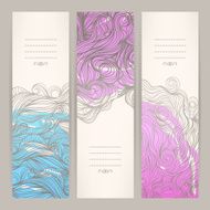 banners with wavy patterns - 2