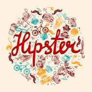 Hipster background N4