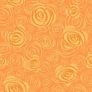 Abstract seamless pattern with hearts and roses N2