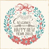 Hand Drawn Christmas Card N24