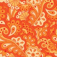 Seamless pattern with abstract flowers N20