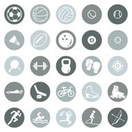 Vector Set of Sport Icons N12