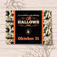 halloween invitation N11