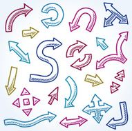 Arrow Doodles set N2