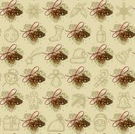 Seamless Christmas pattern N28