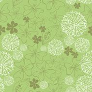Seamless background - green plants