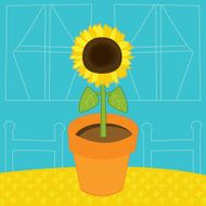 Sunflower on Table