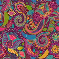 Colorful floral seamless pattern Nature ornamental background