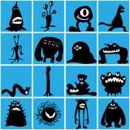 Monsters siluate