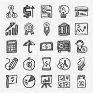 doodle financial icons N7