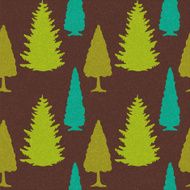 Seamless pattern with Christmas trees N13