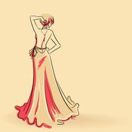 Fashionable woman