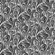 Seamless vector pattern with overlapping waves