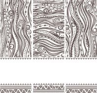 Beautiful floral set of banners N12