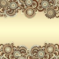 Vector abstract floral decorative background N23