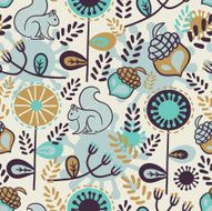Seamless forest pattern N10
