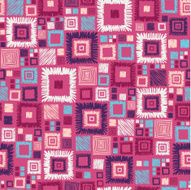Drawn Squares Seamless Pattern Background