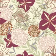 Seamless floral background N59