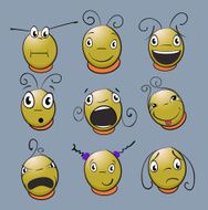 cartoon insect girl N2