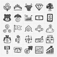 doodle financial icons N8